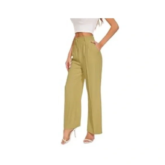 Women's Wide Leg Pants - Picture 6 of 7